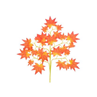 55 cm MAPLE LEAF SPRAY ORANGE