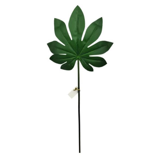 54cm SPLIT ARALIA LEAF GREEN