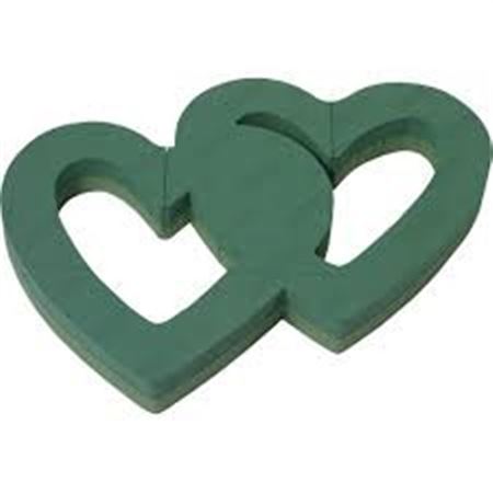 WET FLORAL FOAM WET FLORAL FOAM  Double 15" OPEN HEART