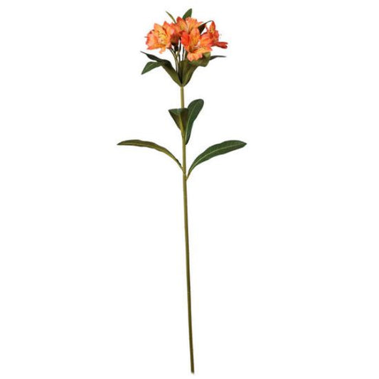 82cm ALSTROEMERIA SPRAY ORANGE