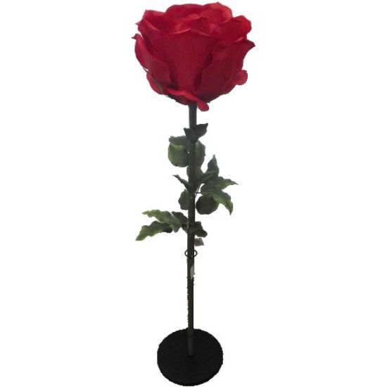 108cm LARGE SINGLE ROSE RED