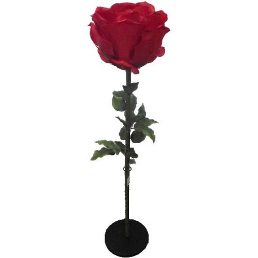 108cm LARGE SINGLE ROSE RED