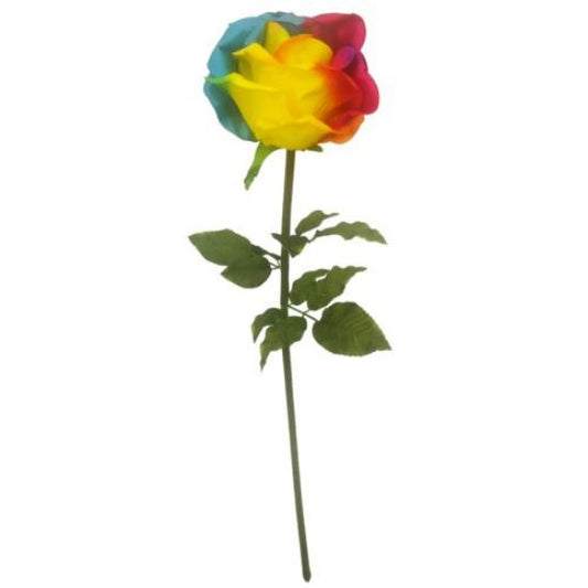 108cm LARGE SINGLE ROSE Rainbow