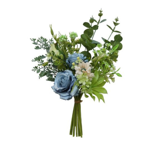 ROSE & FOLIAGE BUNDLE BLUE
