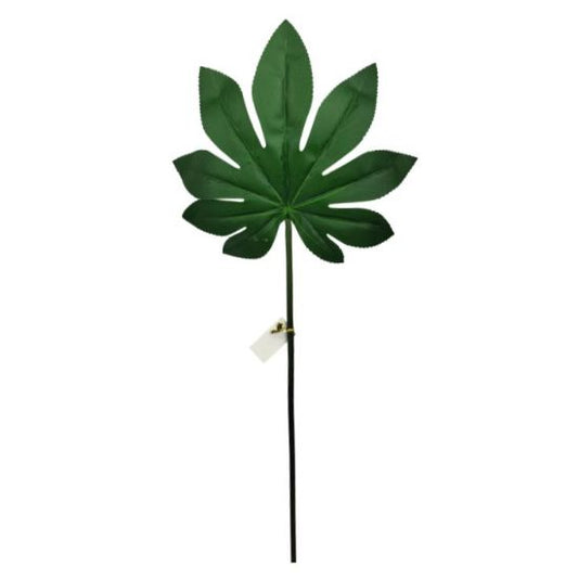 54cm SPLIT ARALIA LEAF GREEN