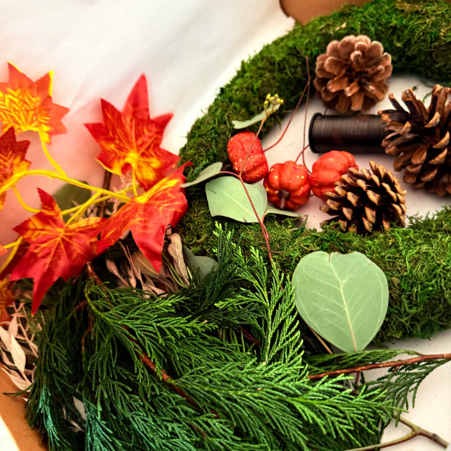 DIY Autumn Door Wreath Kit