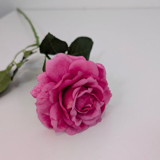 65cm Pink dark Rose Artificial flower